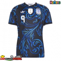 Camisa de Futebol Argentina Julian Alvarez #9 Equipamento Secundário Mundo 2026 Manga Curta